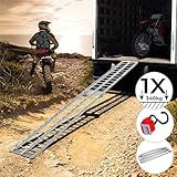 ⭐⭐⭐⭐⭐VIELSEITIG VERWENDBAR: Für den täglichen Einsatz geeignet - Die Auffahrschiene eignet sich ideal zum Verladen von z.B. Rasenmähern, Motorrollern, Baumaschinen etc.