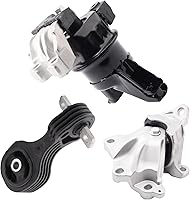 sherxibo 3-Piece Engine Motor & Transmission Mount Set for 2012-2015 Honda Civic 1.8L Coupe/Sedan - Replaces A65087 A65048 A65021