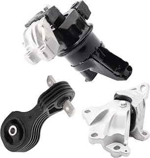 sherxibo 3-Piece Engine Motor & Transmission Mount Set for 2012-2015 Honda Civic 1.8L Coupe/Sedan - Replaces A65087 A65048 A65021