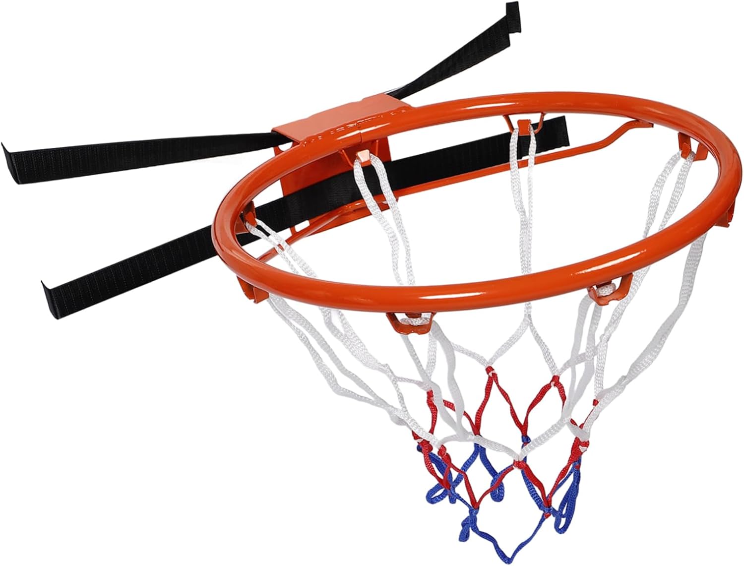 Basketball Hoop for Adults Lightweight Wall Mounted Basketball Rim with Standard Net for Training and Play No Drilling Required for Various Locations