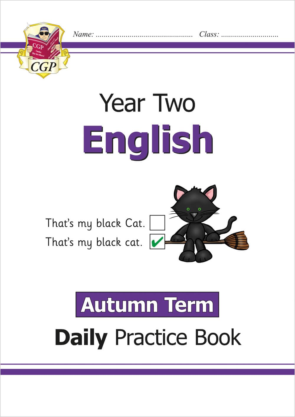 KS1 English Year 2 Daily Practice Book: Autumn Term (CGP Year 2 Daily Workbooks) Paperback – 11 Aug. 2020