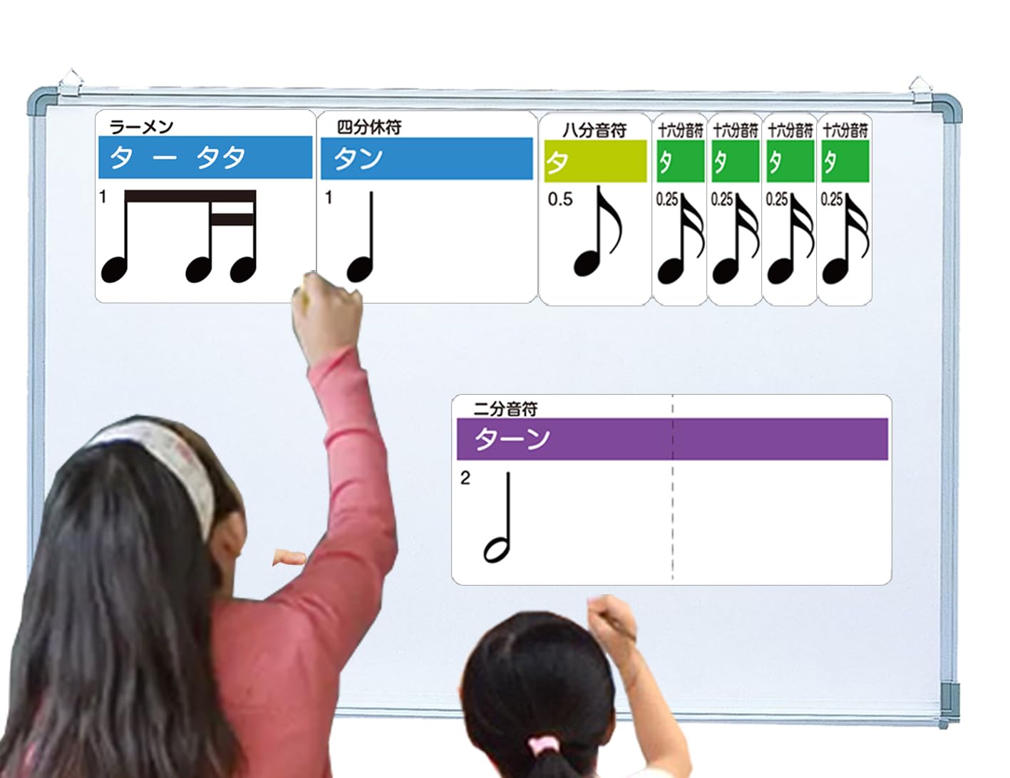 Amazon.co.jp: リズム練習カード（大）リズムカード音符カード