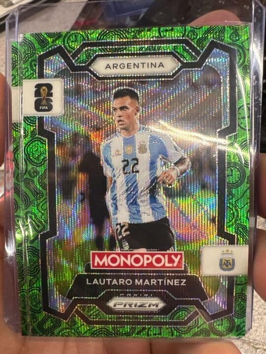 2026 Panini Prizm World Cup Cards #2 Lautaro Martínez Argentina Green
