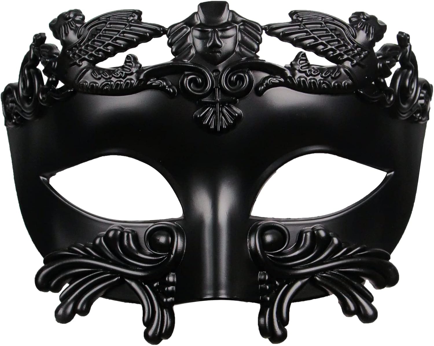 Miniatura 2 de MOLEZU Máscara de mascarada para hombre, máscara mitológica de Venecia griega antigua, máscara de Halloween, máscara veneciana de Mardi Gras para