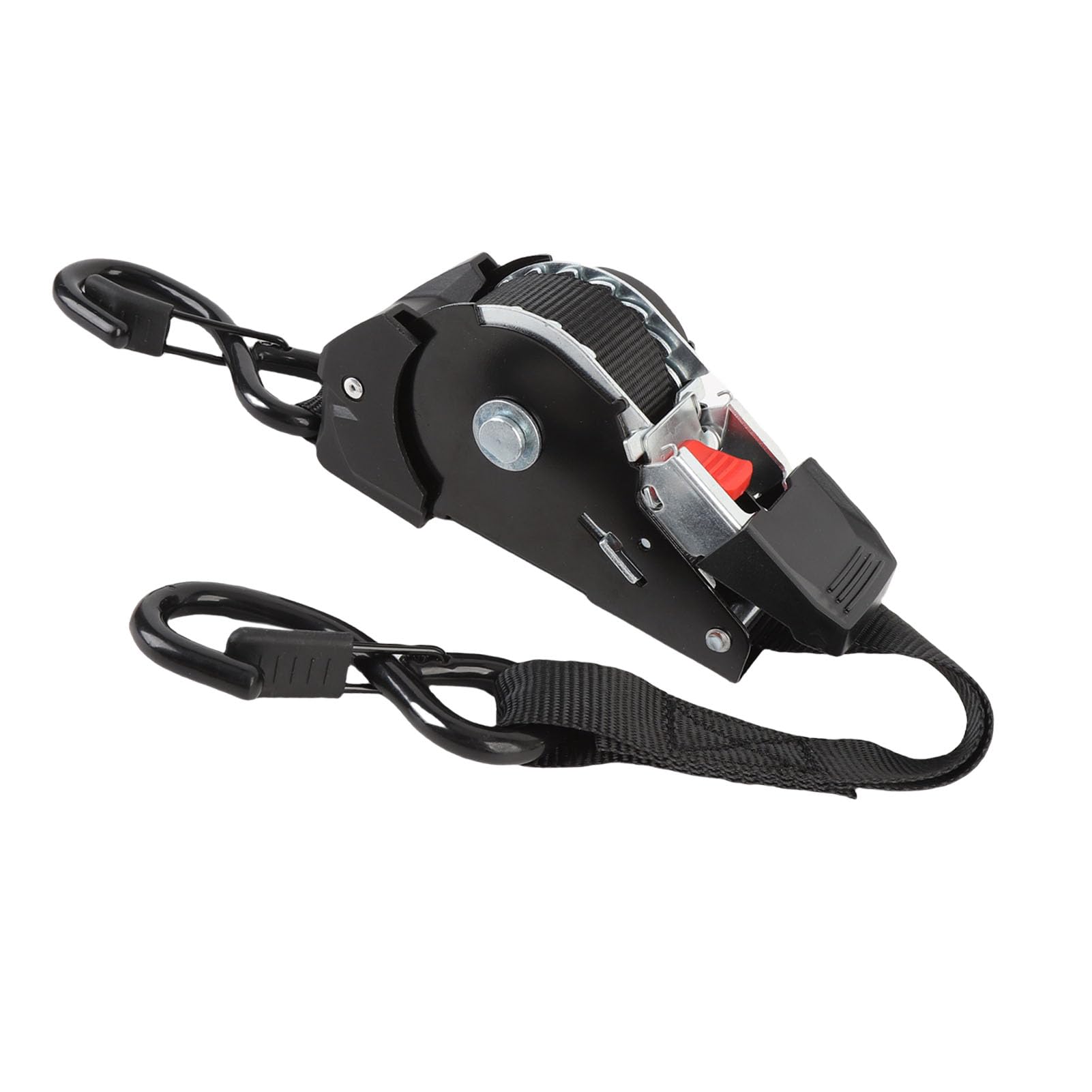 Mingzhe Automatisch Einziehbare Ratschengurte, 2,5 cm X, 1760 Lbs Bruchfestigkeit, Spanngurte mit S-Haken für Boot, Jetski, Motorrad, ATV