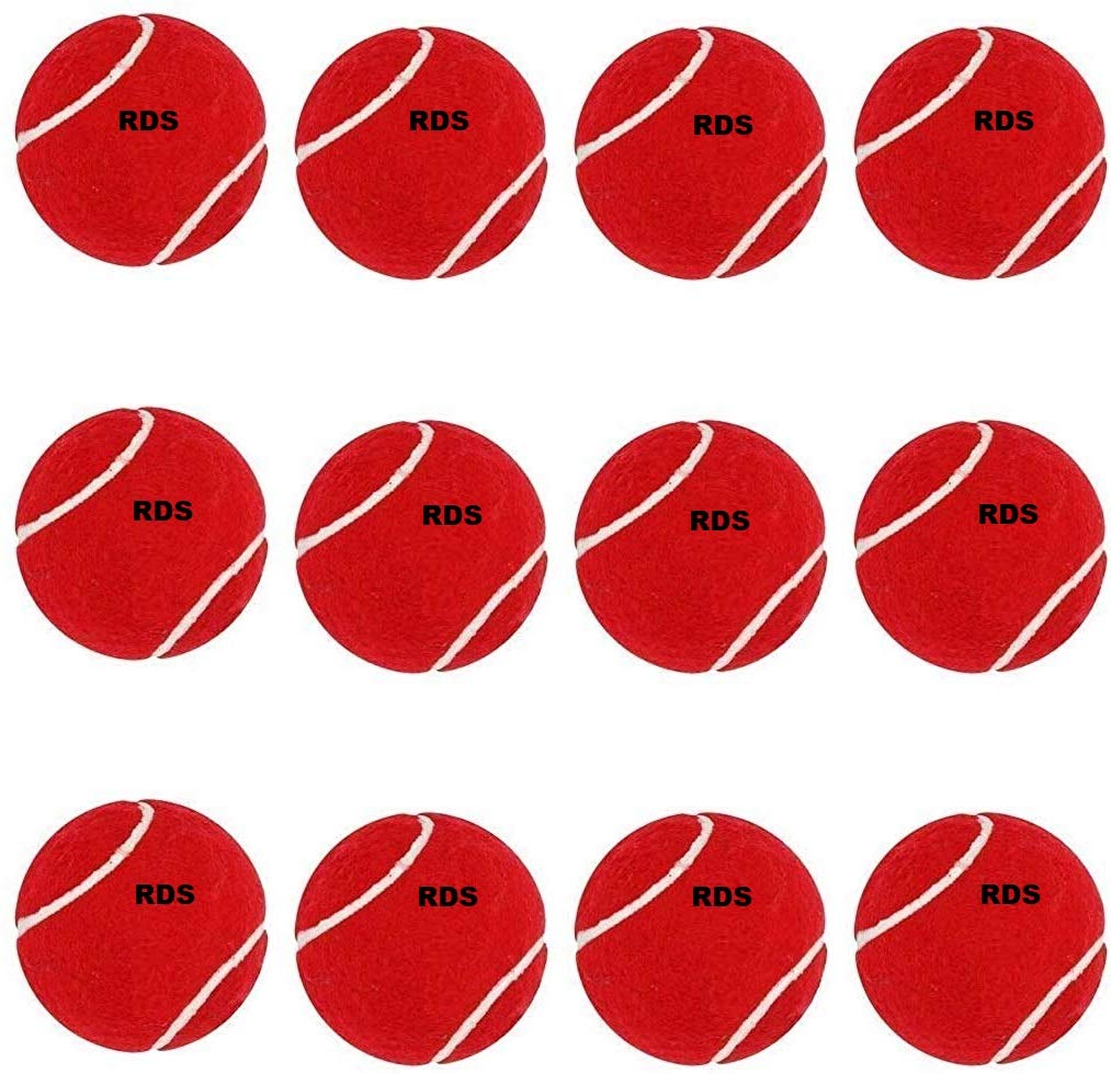 RDS Light Weight Red Rubber Tennis Ball Pack of 12 Pieces (B08R42856R) Amazon Price History, Amazon Price Tracker