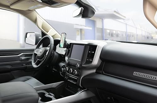 Miniatura 5 de Scosche PC855417 ProClip Soporte de tablero central compatible con camiones Dodge Ram 2019-2023 (solo base de montaje)