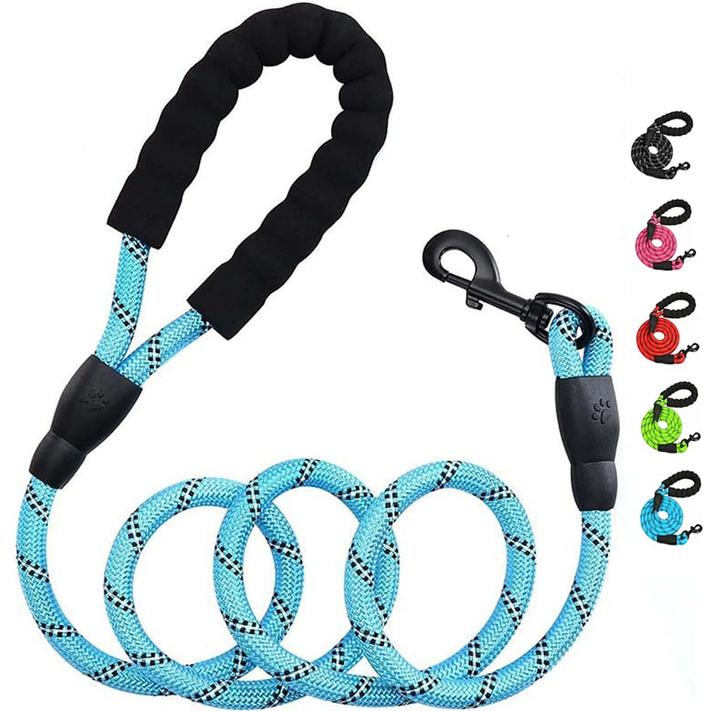 1 PC Dog Lead, Dog Leash, 2 m Reflective Dog Leads, Dog Training Leash, Dog Lead with Soft Padded Handle, Nylon Dog Leads