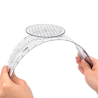 Aviation Plotter Aviation Slide Rule with 8 Functions for Pilot Student Accessories Rotating Azimuth Plotter, WAC Charts, Air Navigation Plotter for Navigational Usage