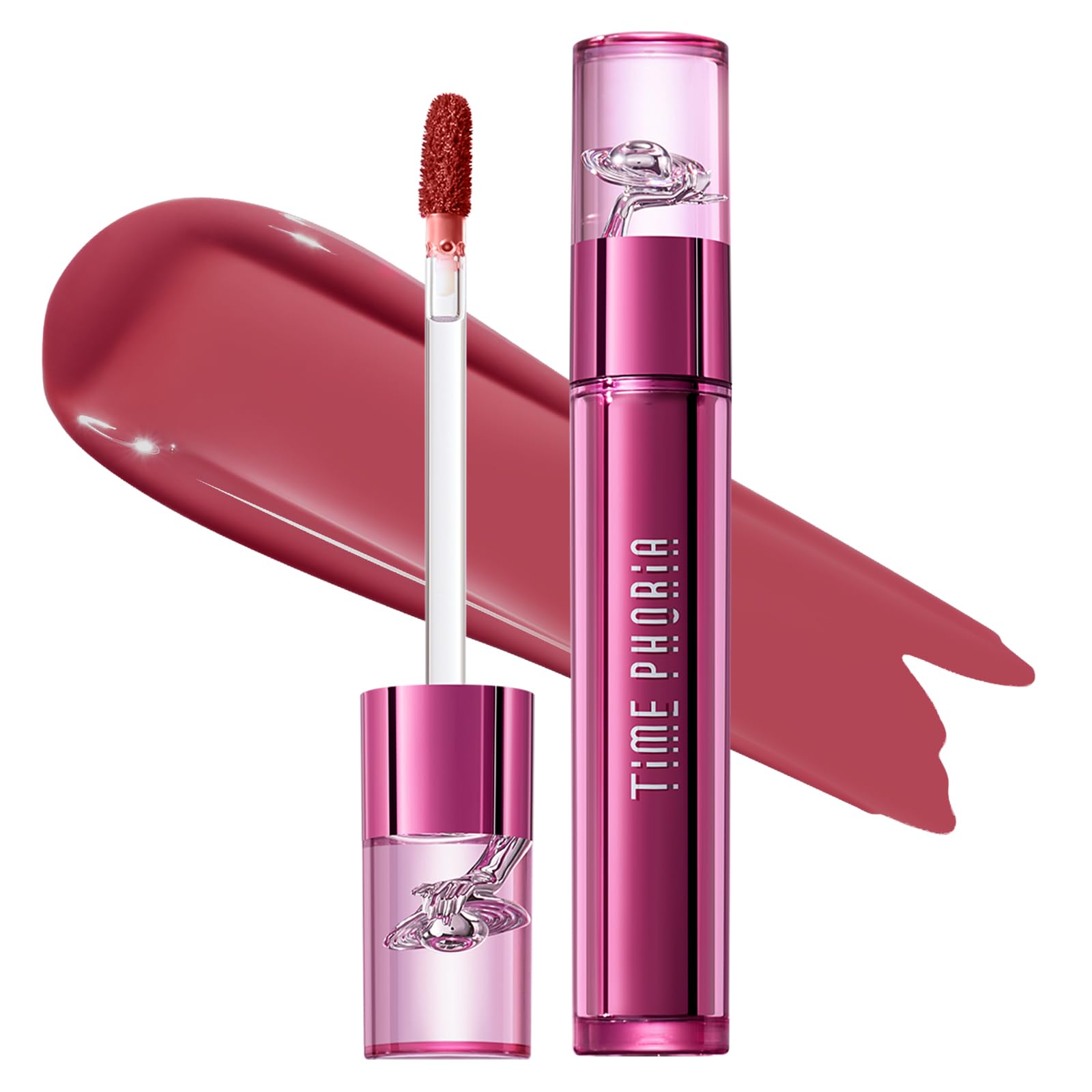 TIME PHORIA TIMEPHORIA Altera Blurring Tint Lip Stain 006 Wisp, Muted Pink Glossy to Soft Matte Finish, Blur Lip Lines, Weightless No-Sticky Airy Velvet Texture, Vibrant Hydrating Long-Lasting Lip Makeup