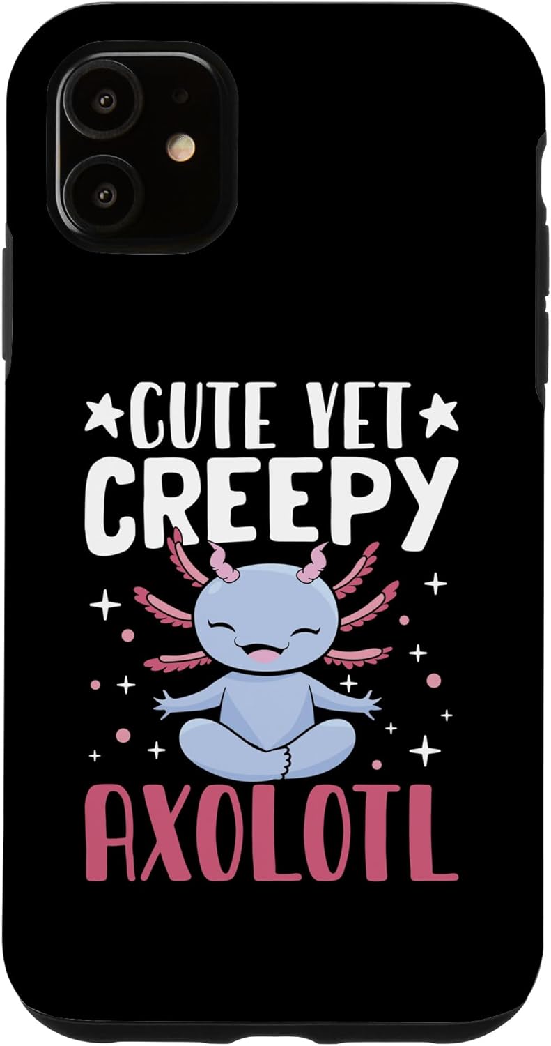 Cute Yet Creepy Axolotl Case for iPhone 11