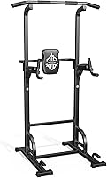 Sportsroyals Power Tower Pull Up Bar Station - 450 lbs Capacity Stable Dip Stand for Home Gym Full Body Workouts