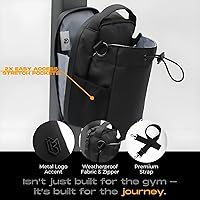 JNUYISW Magnetische Sporttas Waterfleshouder, Magnetische Waterfles Tas met Verstelbare Riem Magnetische Turntas voor 1,5L Waterflessen Fitness Accessoires voor Heren & Dames