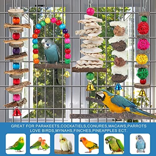 Bird Perch Bird Toys Parakeet Toys,Bird Cage — texture and fabric close-up