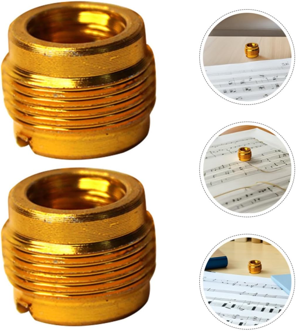 6pcs Aluminum to Thread Adapter Mic 3/8 Converter Screw 5/8