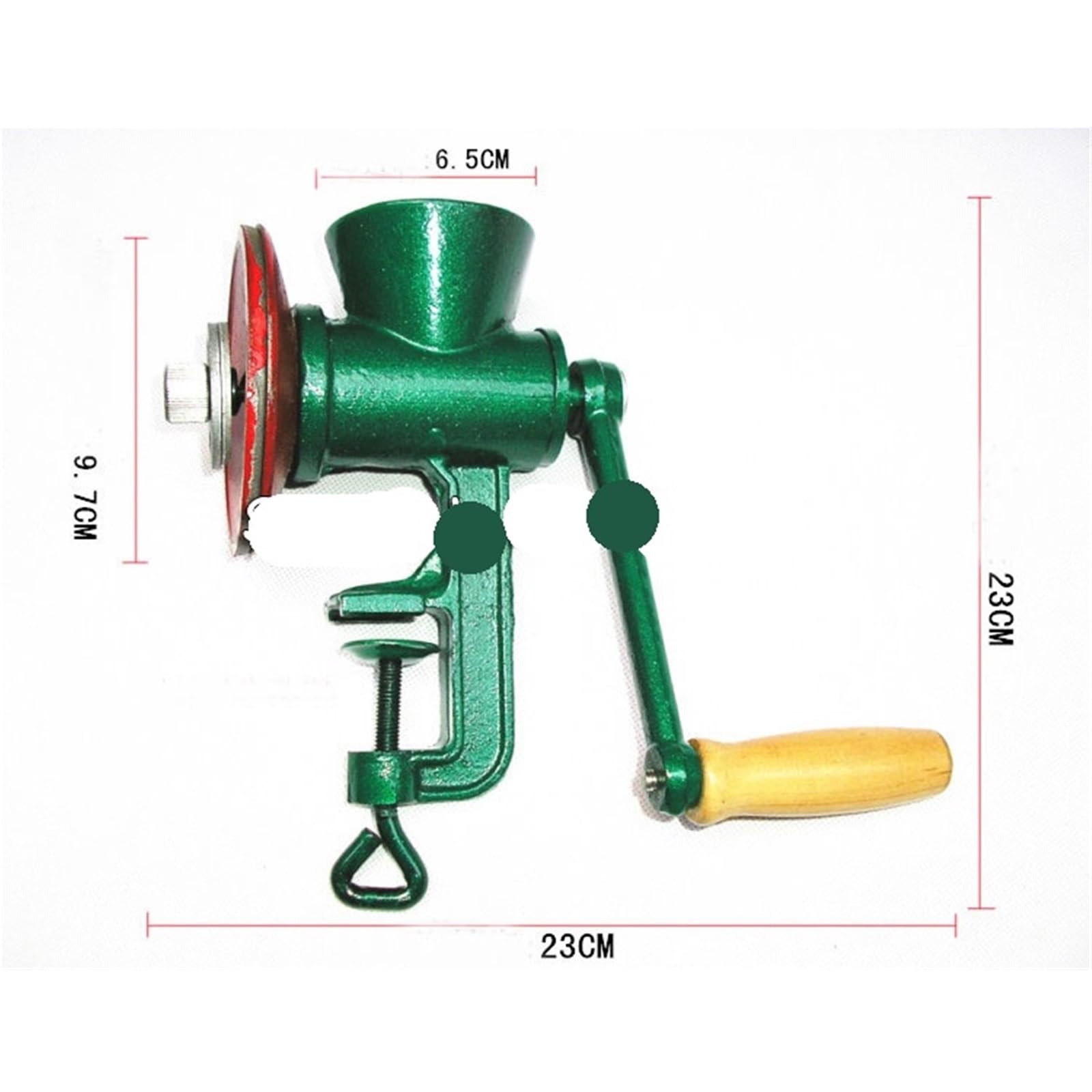 Macinacaffè manuale Mulino for riso, soia, peperoncino, grano, mais, farina, avena, mulino a manovella, macinazione, polverizzatore