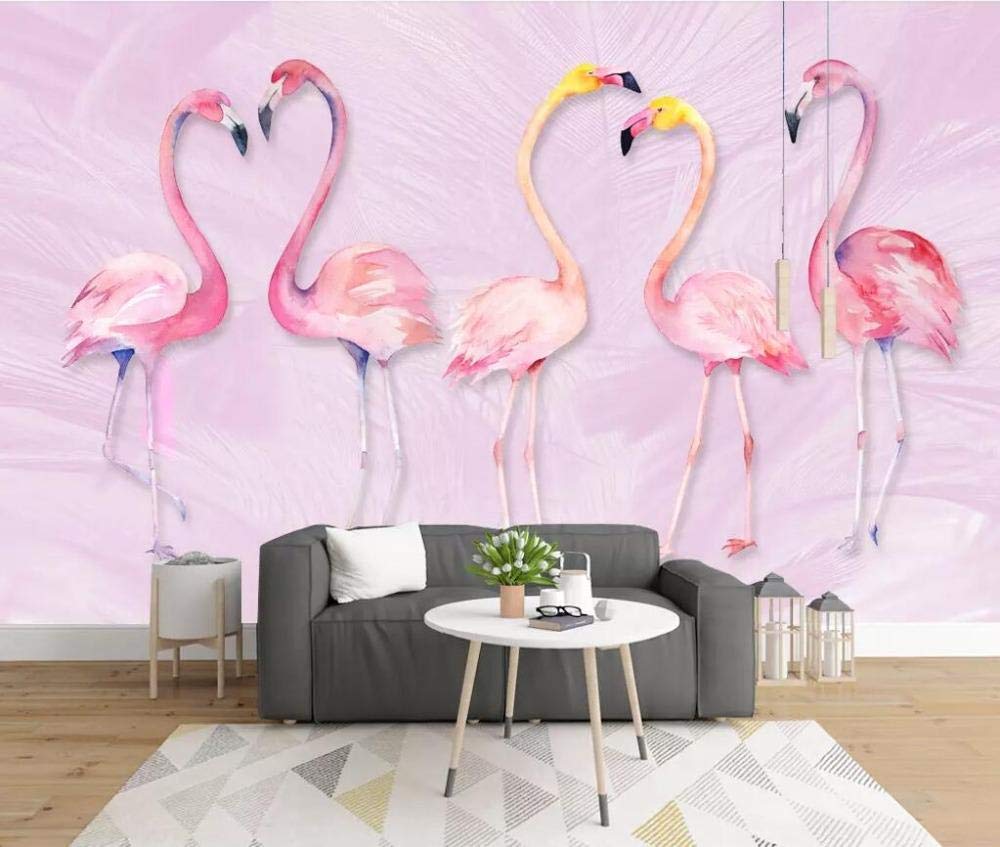 Papier peint panoramique plume texture art mural 430x300