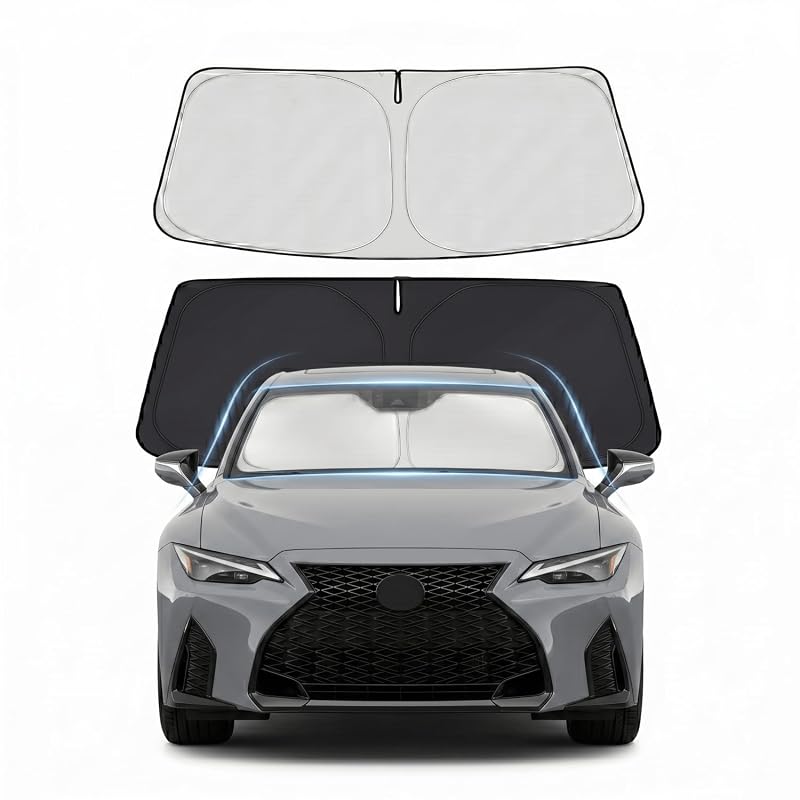 Protetor solar para para-brisa PinBaoLaLa para Lexus IS300, IS350, IS500, IS250 e IS200t 2014–2026