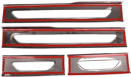 Miniatura 7 de YIWANG 304 - Protectores para placa de puerta interior de acero inoxidable 304, 4 unidades para Land Rover Range Rover Evoque (L551) 2019 2020 Auto