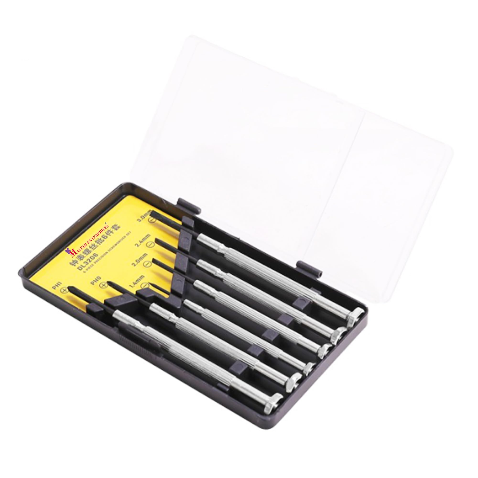 Malfah Screwdriver Set Phillip and Slotted with 6 Different Size Precision for Jewelry, Watch, Eyeglass Repair DL3206 (B0BL7YWX3T) Amazon Price History, Amazon Price Tracker