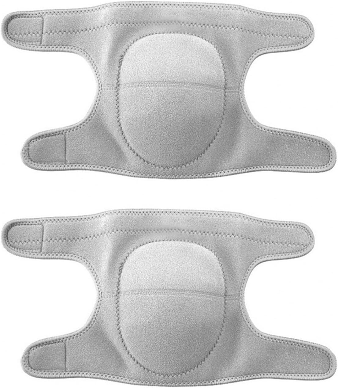 Winter Protective Knee Pads Knee Pads Soft Adjustable Guards for Men Women Knee Protective for Volleyball Football Dance Yoga Tennis Running Cycling(2Pcs Black,L)