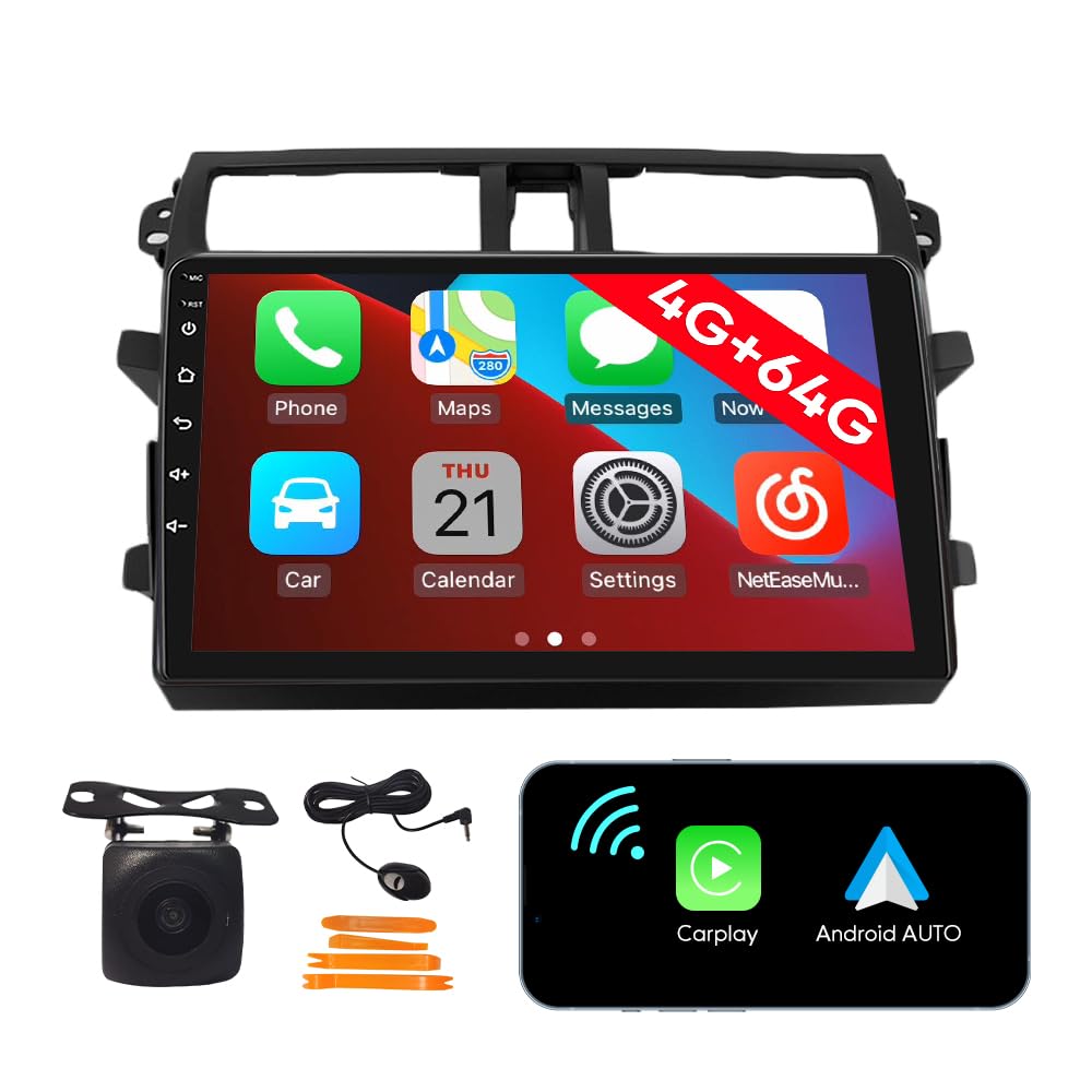 [4G 64G] Android Car Stereo FM Radio Carplay Android Auto 9
