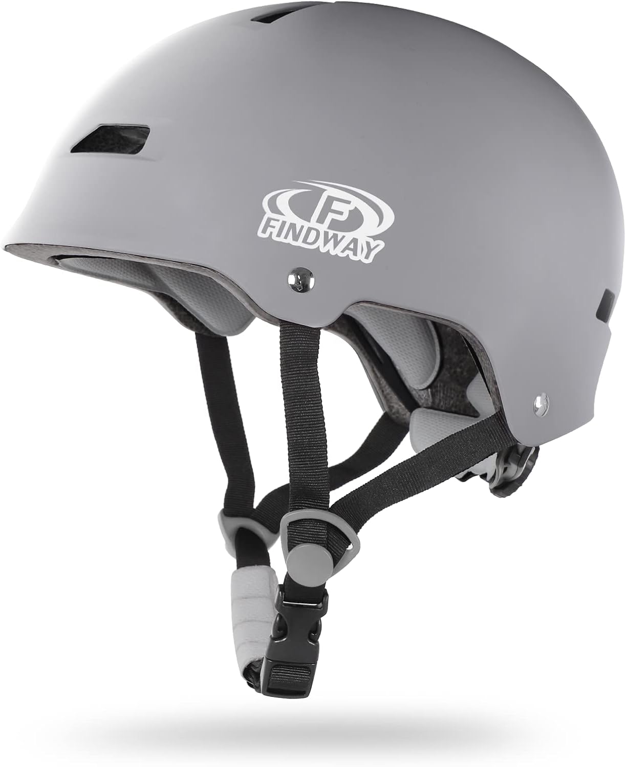 Findway Pro Safety Certified Skateboard & Bike Helmet for Kids Youth Adults - Adjustable Dial, 2 Removable Liners, Ventilation for Skate Scooter Rollerblading