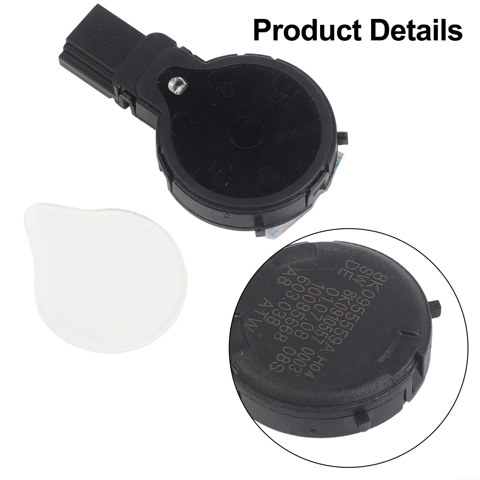 Sensor de lluvia de repuesto compatible con A8 RS4 RS6 2004-2011, módulo de control automático del limpiaparabrisas detector de humedad del parabrisas 4E0955559A 8K0955559 ABS negro