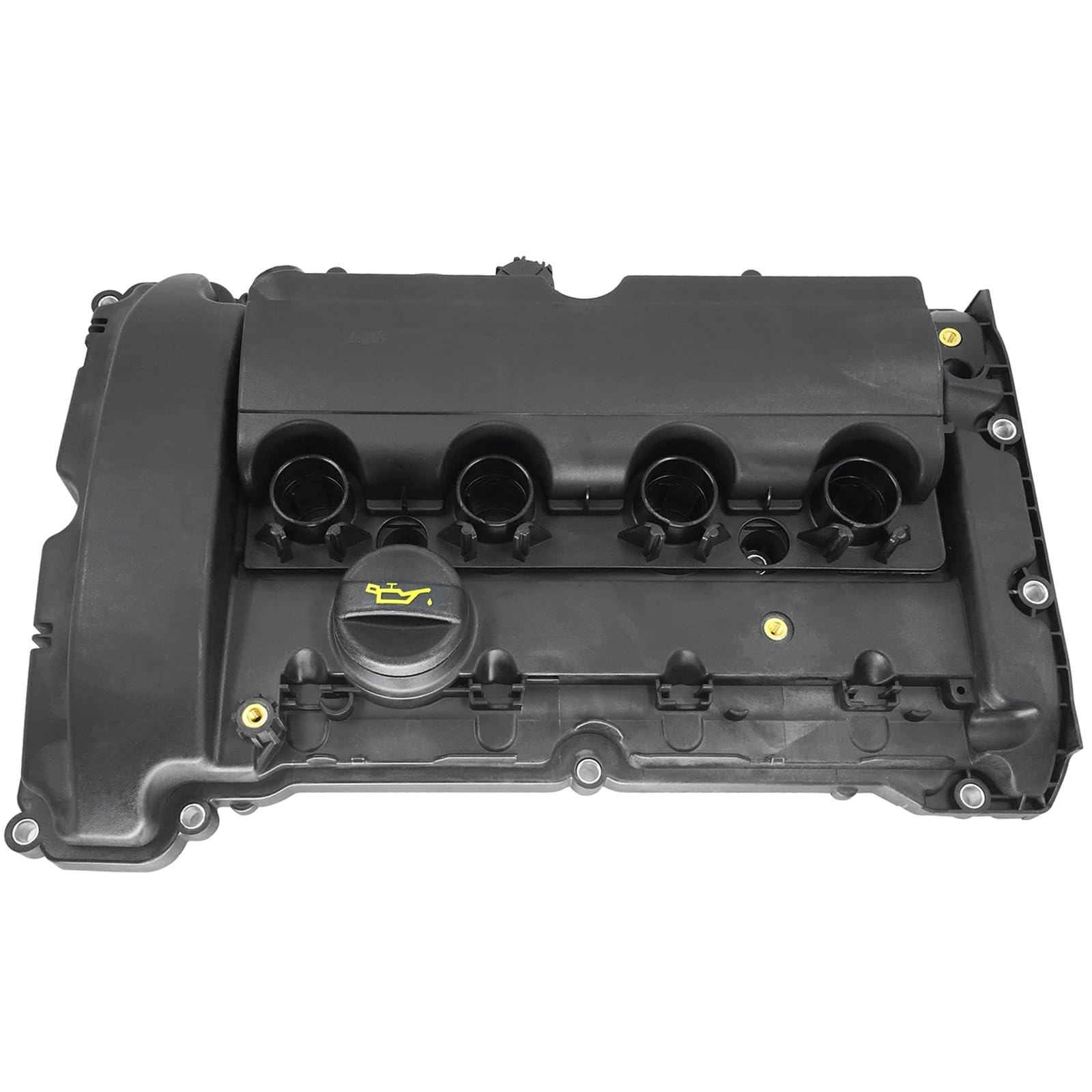 Hajus 1031017 Ventildeckel Zylinderkopfhaube Motorventildeckel mit Dichtung Deckel für Mini R55 R56 R57 R58 R59 Cooper S John Cooper Works JCW 1.6T N14 Benzin 11127585907 11127572854