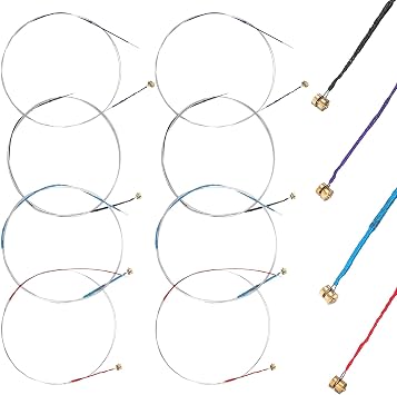 8 Pcs Violin Strings, Fiddle Strings 4/4 3/4 Full Set Universal Steel Core