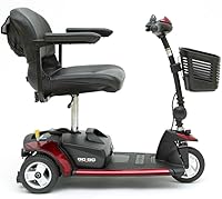 Vista 3 de SC40E, Elite Traveller, insertos de cubierta roja y azul, 3 ruedas, 12 amperios