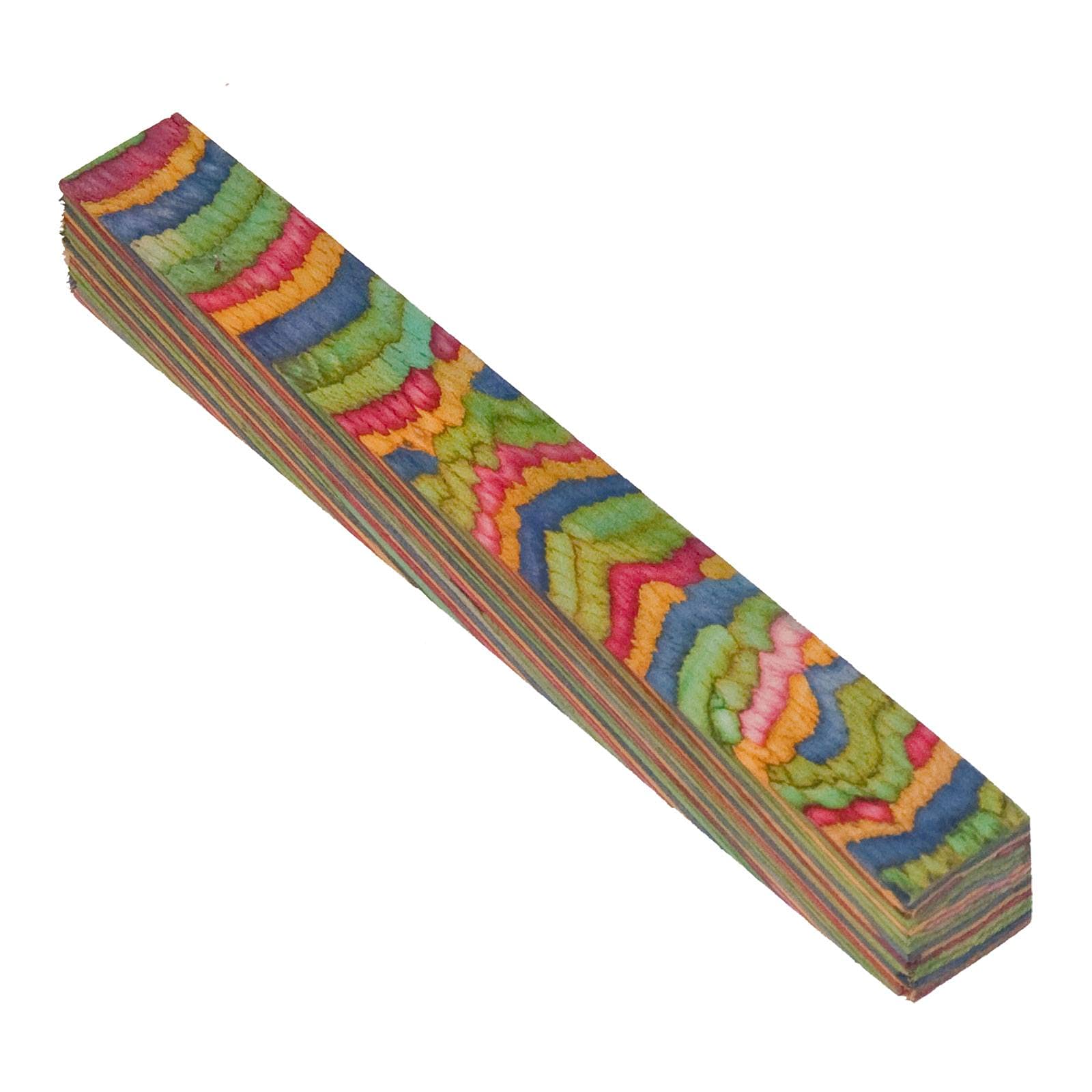 Penn State Industries PKEZLAM18 Color Grain Laminated Game Call Woodturning Blank, 1-1/2" x 1-1/2" x 4" (Oasis)