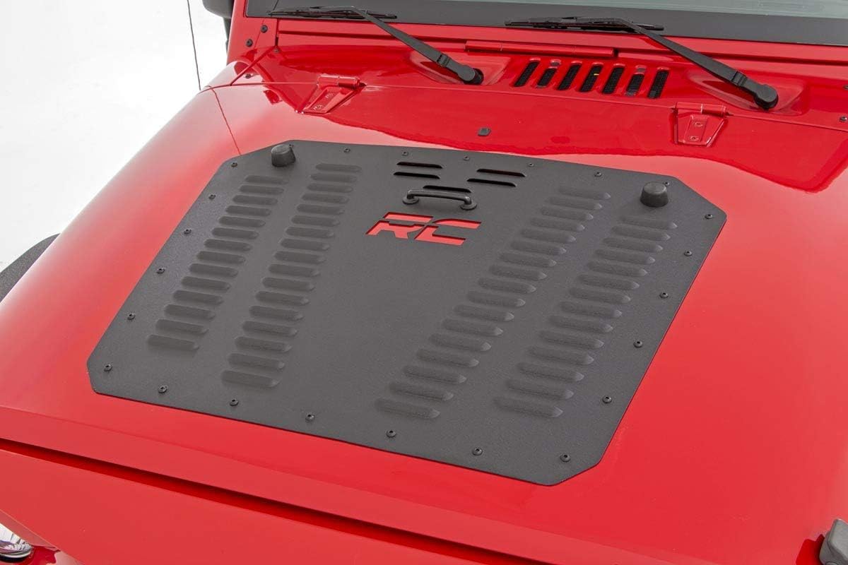 Rough Country Hood Louver for 2007-2018 Jeep Wrangler JK - 10527