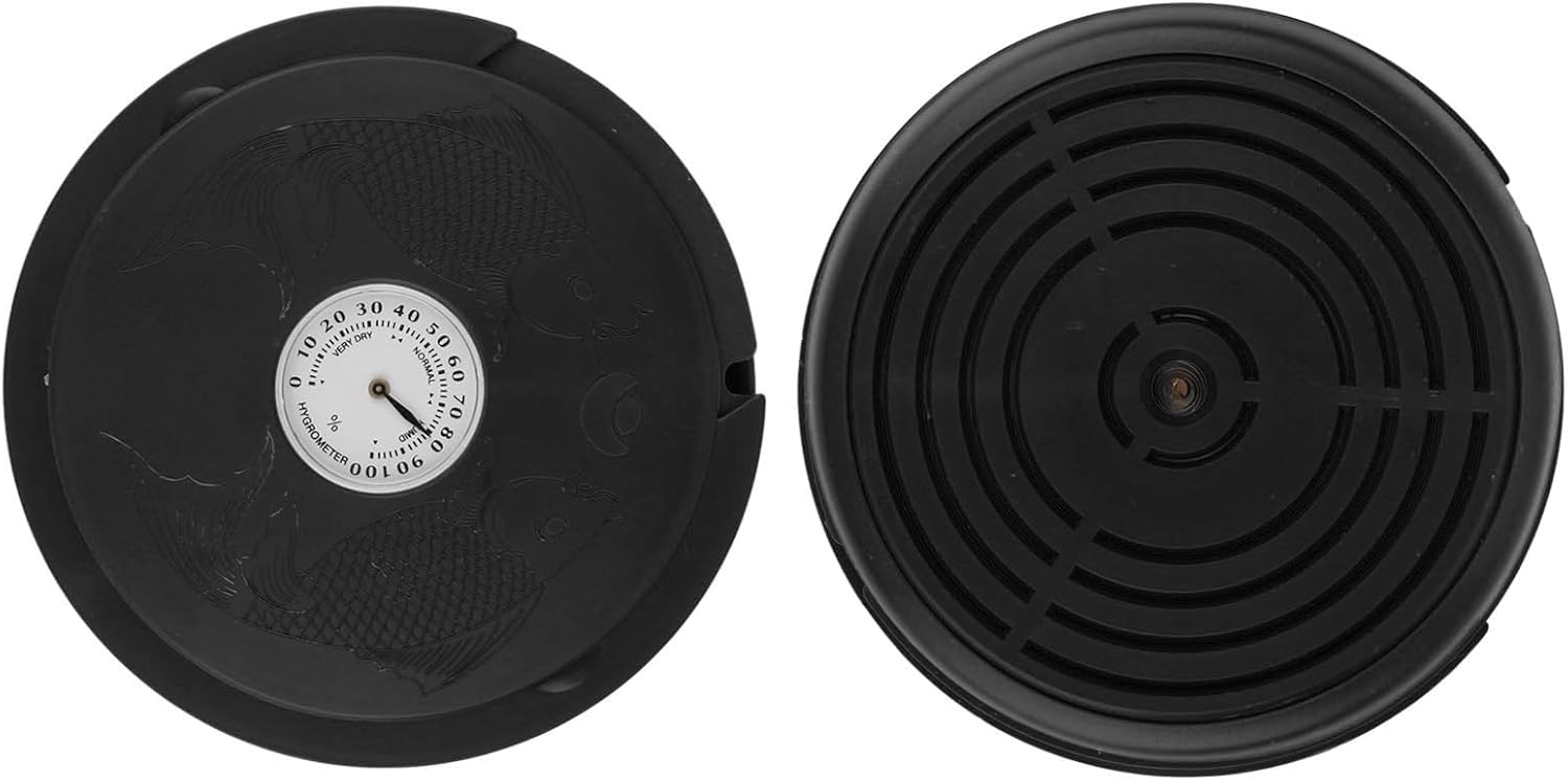 Guitar Humidifier, Multi Purpose Stylish Feedback Sealing with High Density Sponge fits for Acoustic Guitar Soundhole (Black)