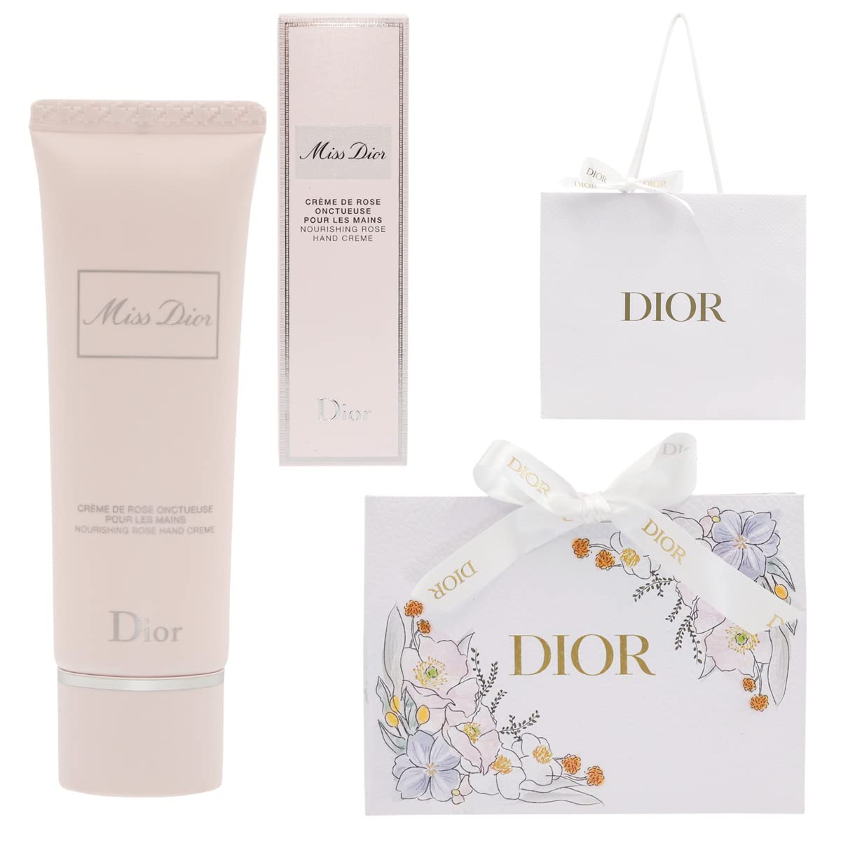 [ラッピング・紙袋付き】ミス ディオール ハンドクリーム dior スペシャルデザインBOX クリスチャンディオール 50ml 紙袋付き 誕生日プレゼント ギフト