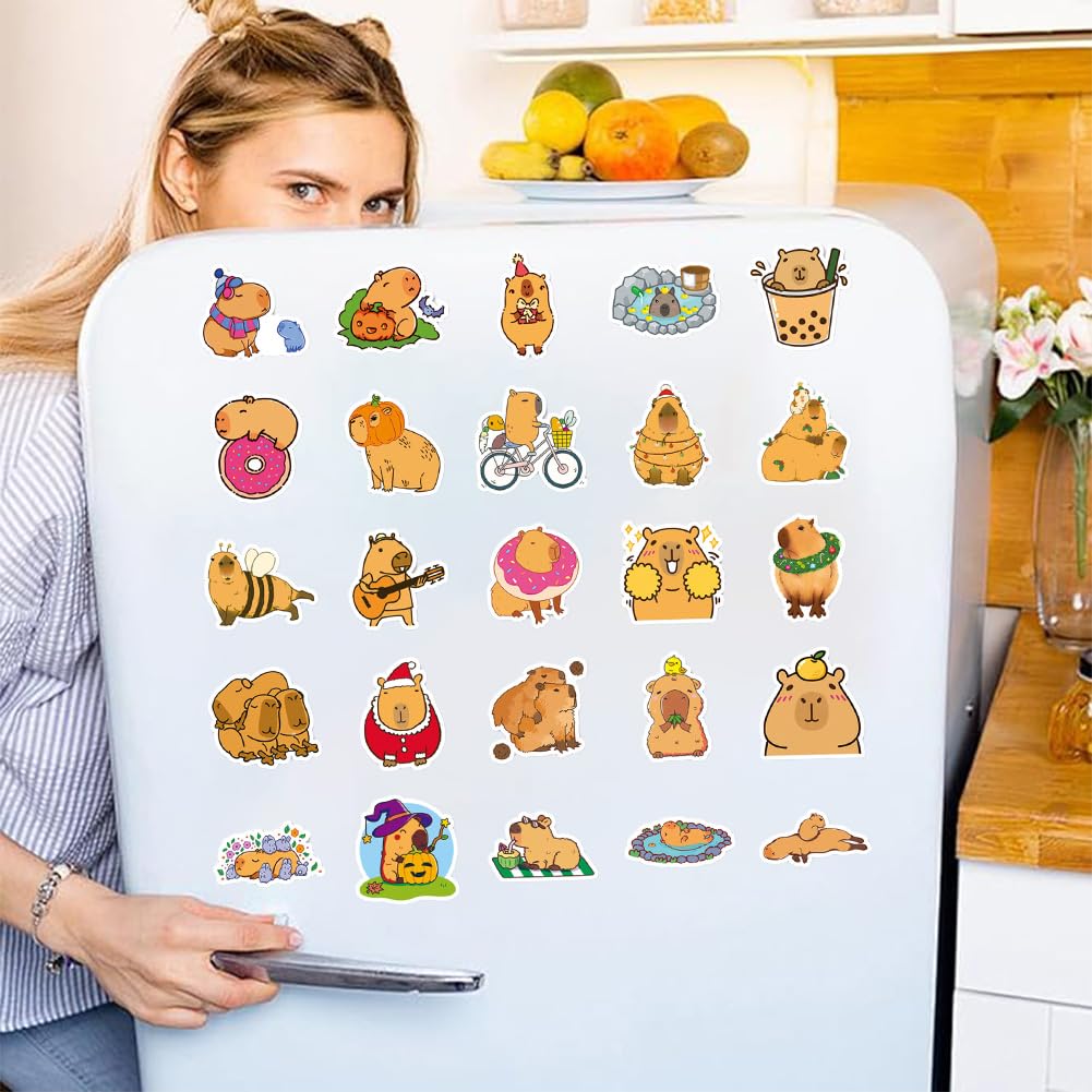 Capybara, decorazioni per feste di compleanno, accessori con striscione Happy Birthday, cupcake, topper per torte, palloncini