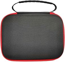Custodia rigida in EVA per Anbernic RG40XXV RG405V RG406V, con strati resistenti all'acqua e tasca in rete, per viaggi, escursionismo, campeggio, colore nero