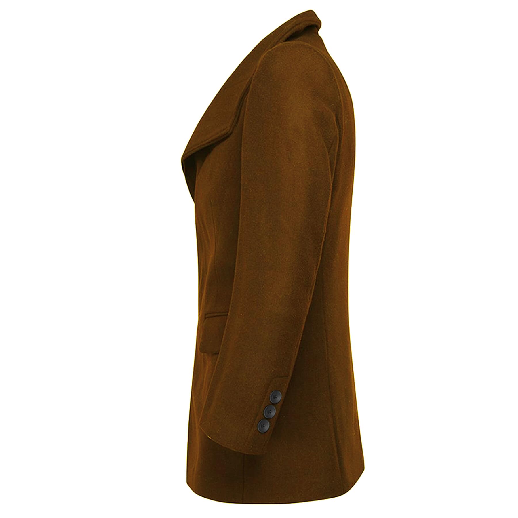 Allthemen Trench da Uomo Colletto alla Coreana Cappotto di Casual Lana Coat Lungo Invernale Cappotto Monopetto
