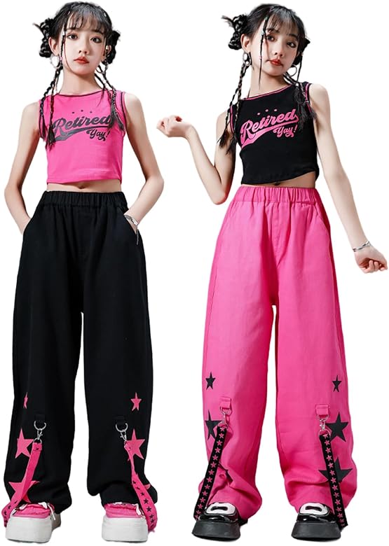 Amazon | [WJ-SISI] 女の子 へそ出し キッズ ダンス衣装 ステージ衣装 