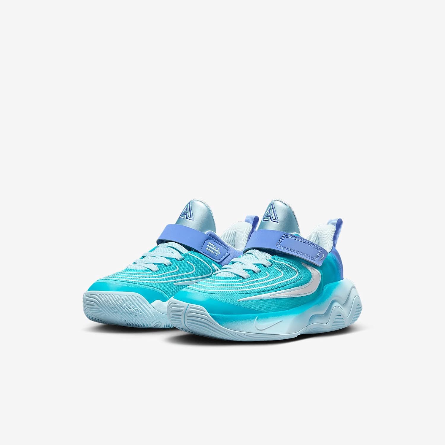 Giannis Immortality 4 Little Kids' Shoes (FZ6733-300, Dusty Cactus/Royal Pulse/Green Frost/White) Size 8