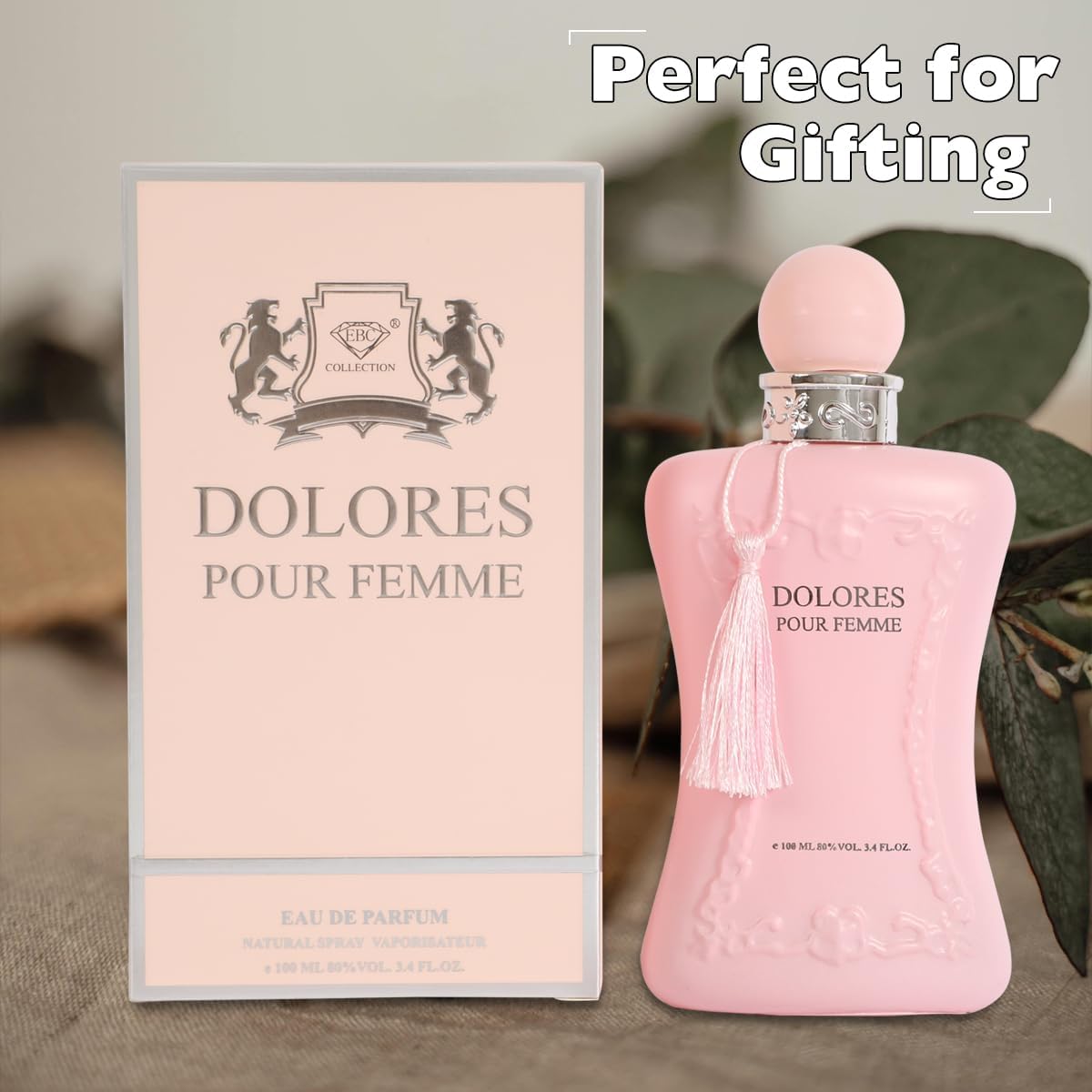 VENEZIO PROFUMO Valentine Milano Women & Dolores Women's Perfume Set, 3.4oz each Eau De Parfum, Notes of Lychee, White Musk, Bergamot, Vanilla, Rose Fragrances, 2-Pack