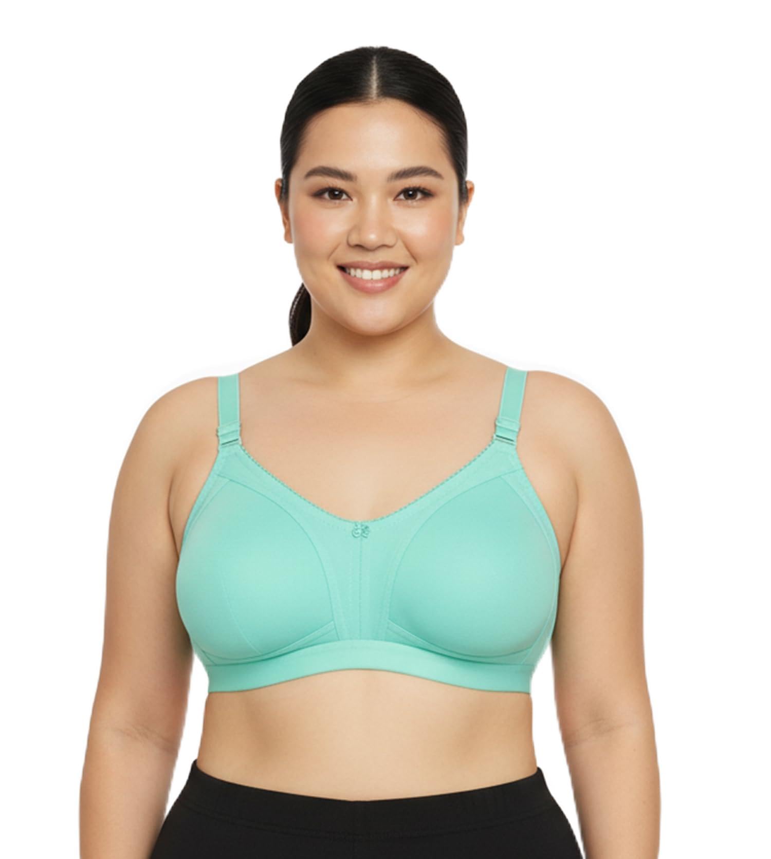 elina Women's Cotton Non Padded Non-Wired Full Coverage Bra-picture-23