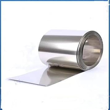 Nickel Foil High Metal Nickel Foil Plate Sheet 0.01mm- 0.5mm Thick Ni 99.99% Pure Nickel foil N4 N6 Ni Sheet Experimental0.01x150x1m 1pcs