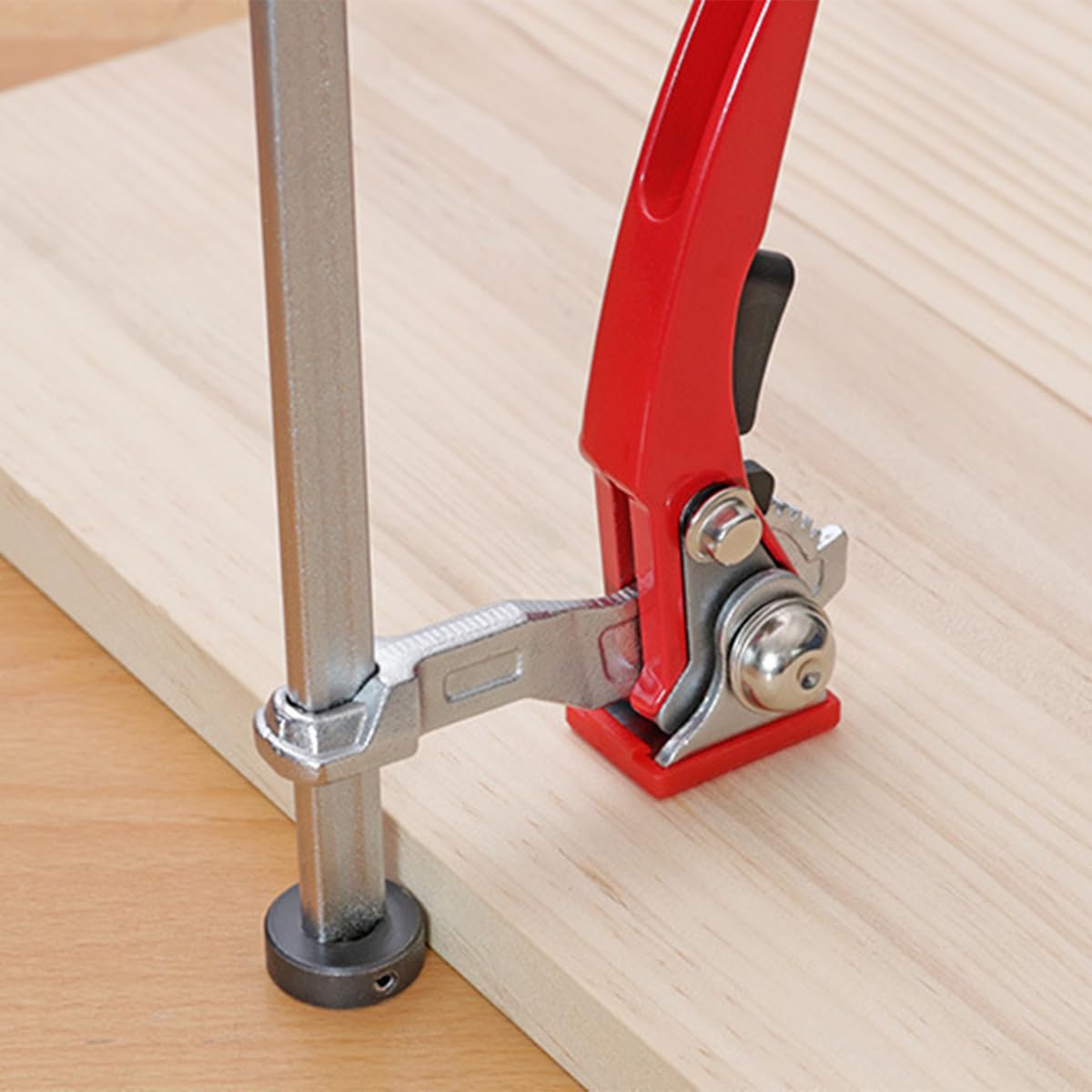 Paquete de 1 Elementos de sujeción de 16 mm para mesas multifuncionales, Abrazaderas de Mesa de aleación de Aluminio, Soporte de Prensa de Mesa para Banco de Trabajo