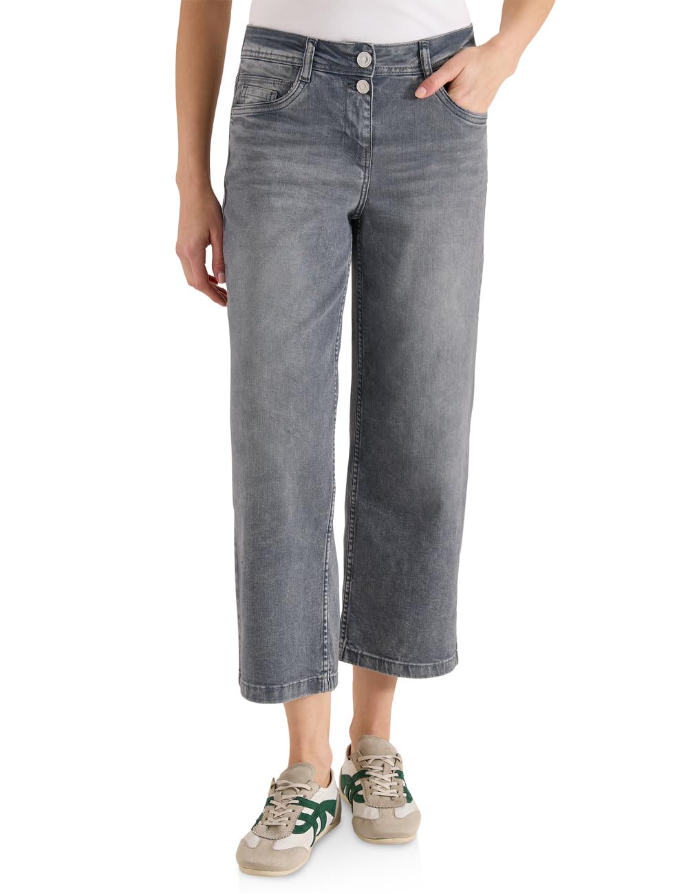 Cecil Damen High Waist Wide Leg Jeans im Loose Fit 3817750