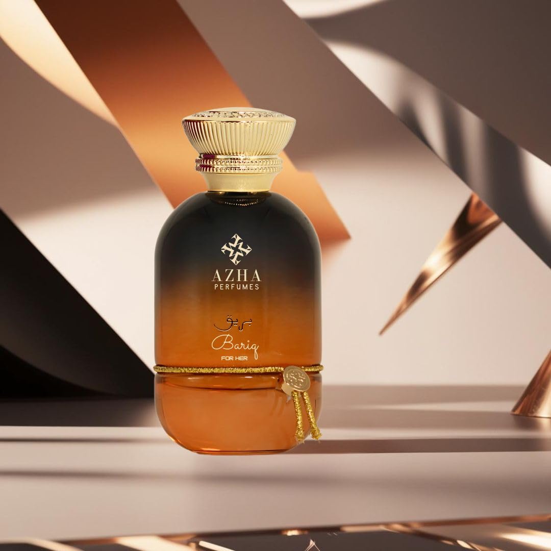 Azha Bariq For Her Eau De Parfum Spray 100ML (3.4 OZ) Long Lasting Arabian Perfumes for Women, A Playful Fusion of Tangerine, Cake, Jasmine & Caramel - Signature Ladies Perfume that Lasts All Day Long - Image 6