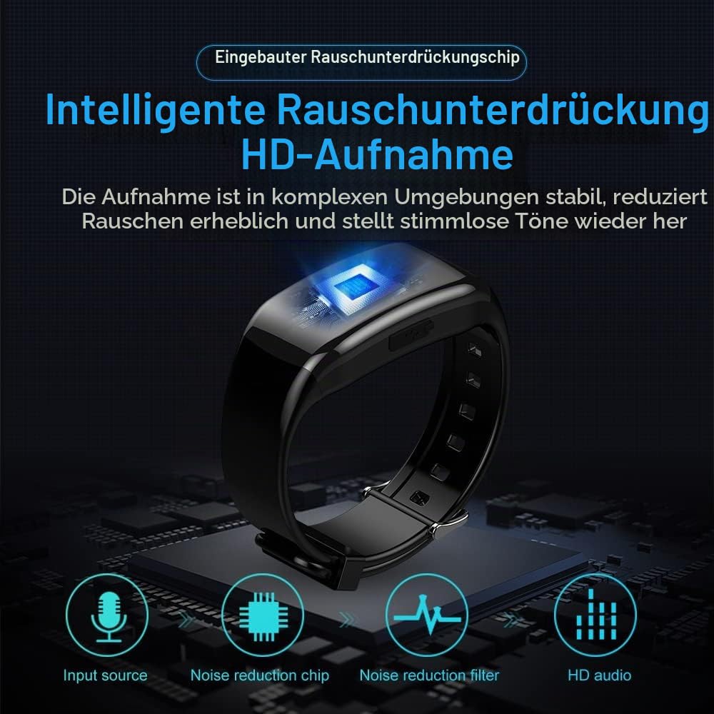 Spionagekamera, versteckte Kamera, Uhr, 32 GB, tragbare kleine Nanny-Kamera, kleine Sicherheitskamera, Körper, Haustier, HD, 1080P, Kamera für Zuhause, Outdoor, Büro, Mini-Spionagekamera für