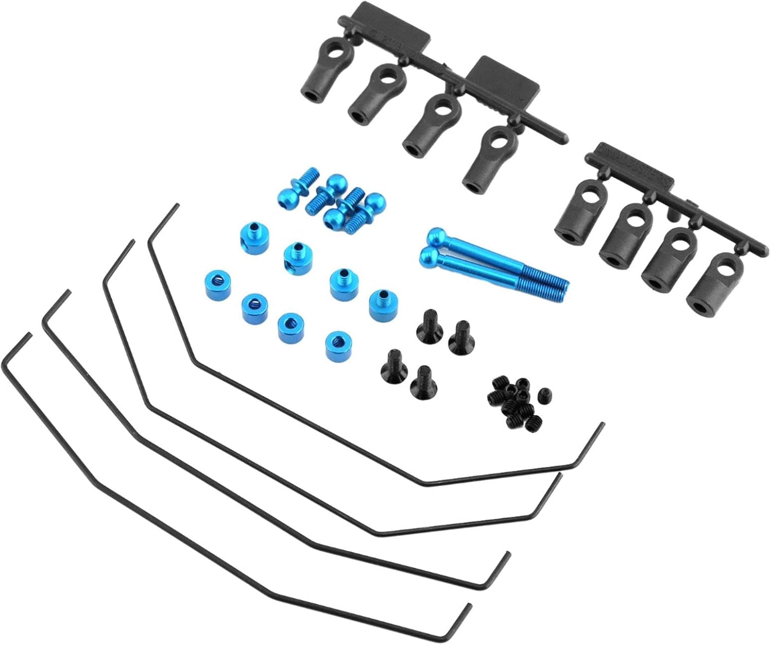 Amazon kowaku 110 スケール RC アンチスウェイバーキット、RC ホビーカー用フロントおよびリアアンチスウェイバー
