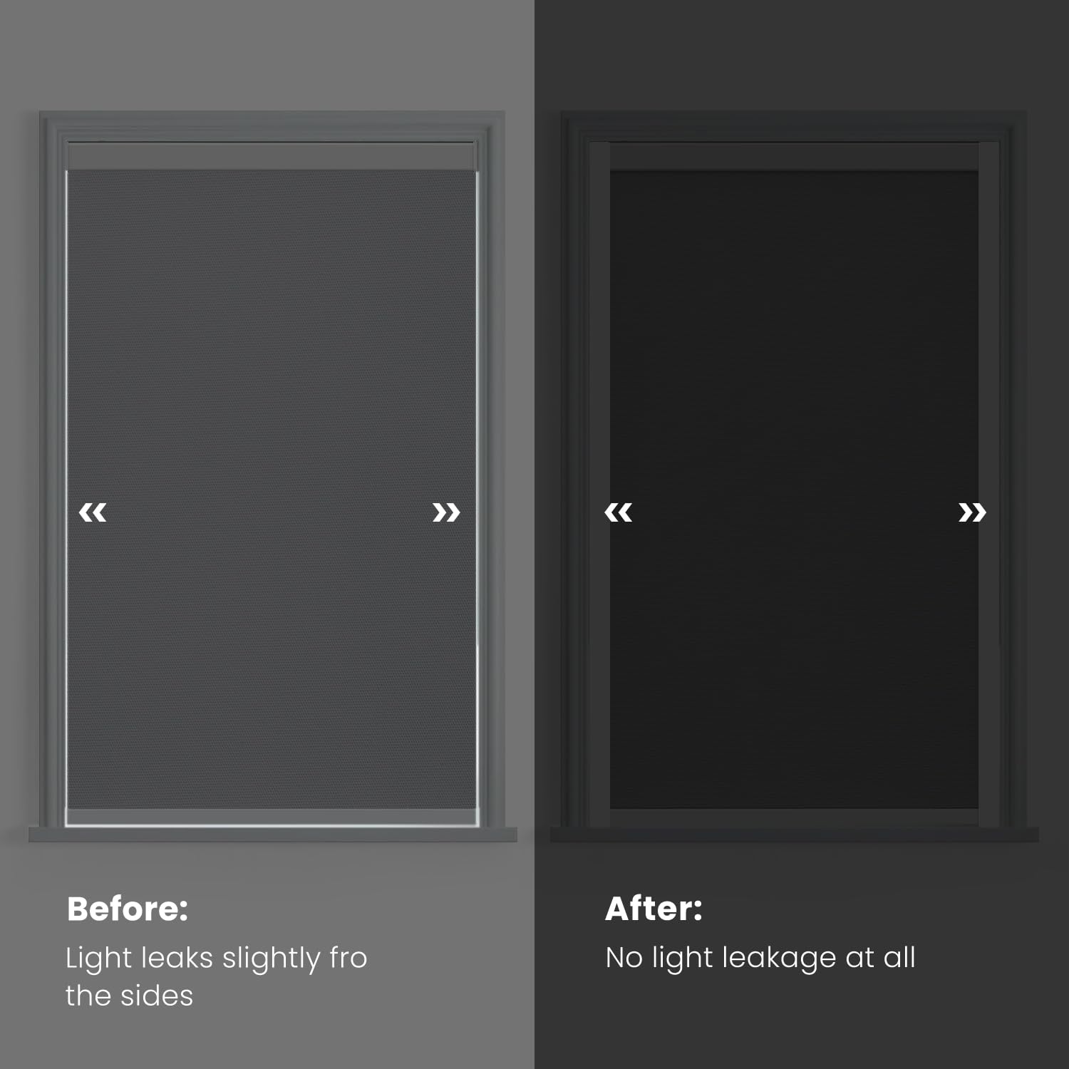 Condition photo showing New/Like New for light blocker for astomi motorzied blinds for windows (white)