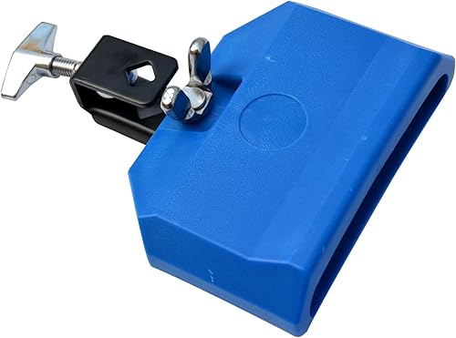 Bloque de mermelada musical de plástico, instrumento de percusión latina, azul, percusión de mano (azul)